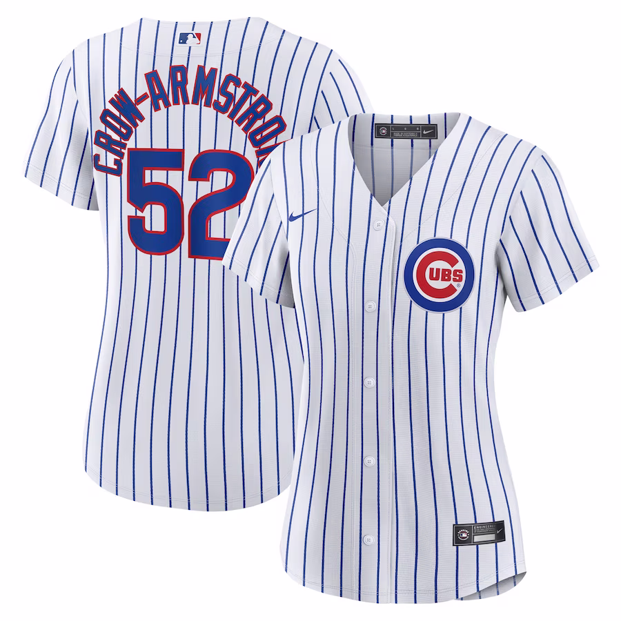 Women's Chicago Cubs Pete Crow-Armstrong Nike White Home Replica Player Jersey - Puhuasuan