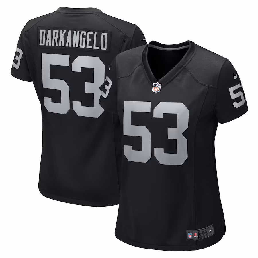 Women's Las Vegas Raiders Isaac Darkangelo Nike  Black Team Game Jersey - Puhuasuan