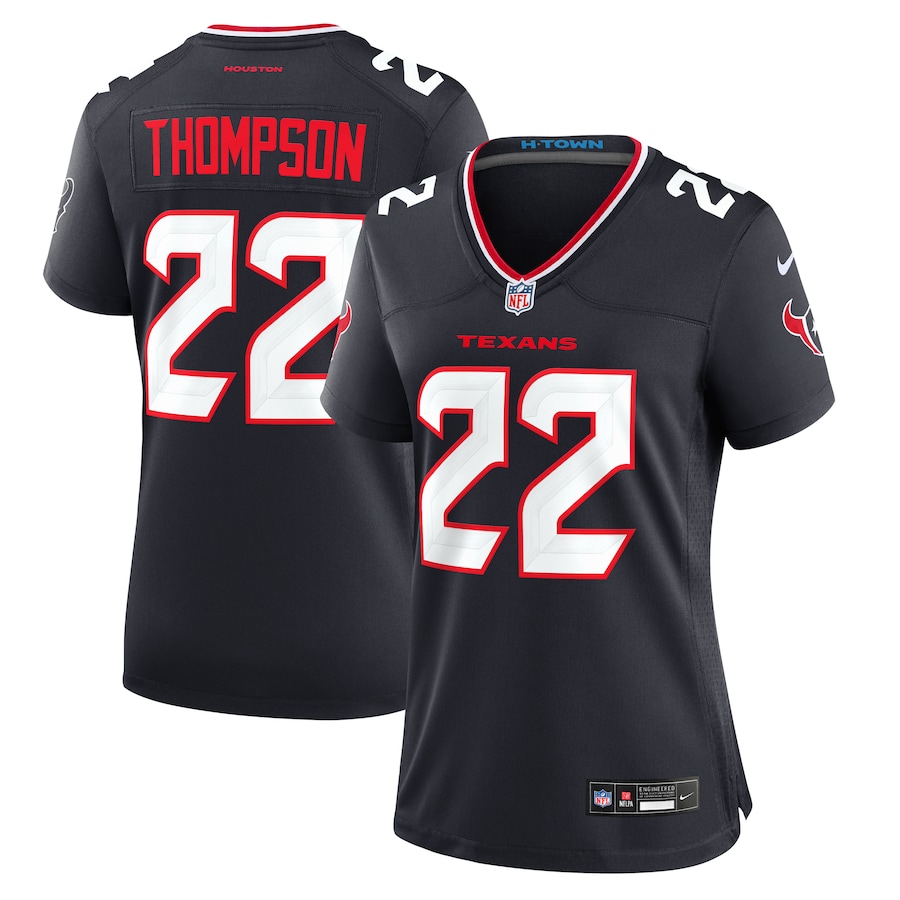 Women's Houston Texans Josh Thompson Nike  Navy Team Game Jersey - Puhuasuan