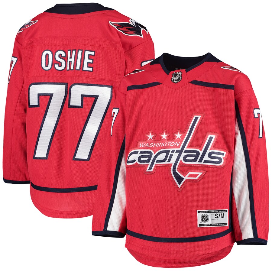 Youth Washington Capitals TJ Oshie Red Home Premier Player Jersey - Puhuasuan