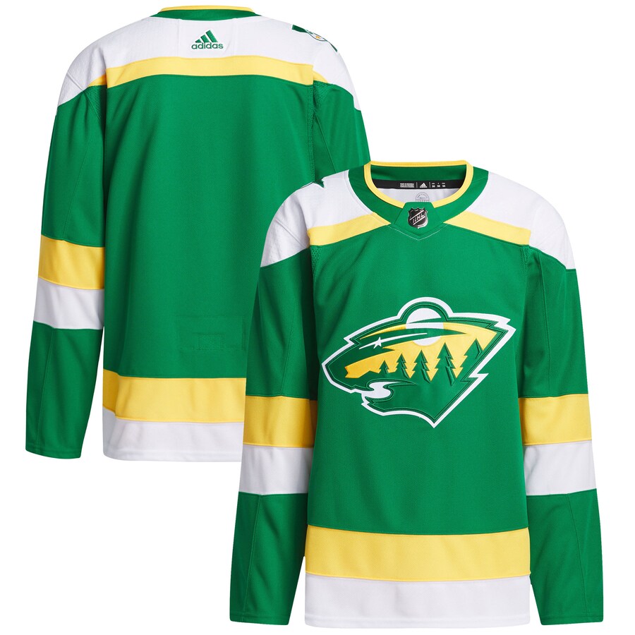 Men's Minnesota Wild  adidas Green 2023/24 Alternate Primegreen Authentic Jersey - Puhuasuan