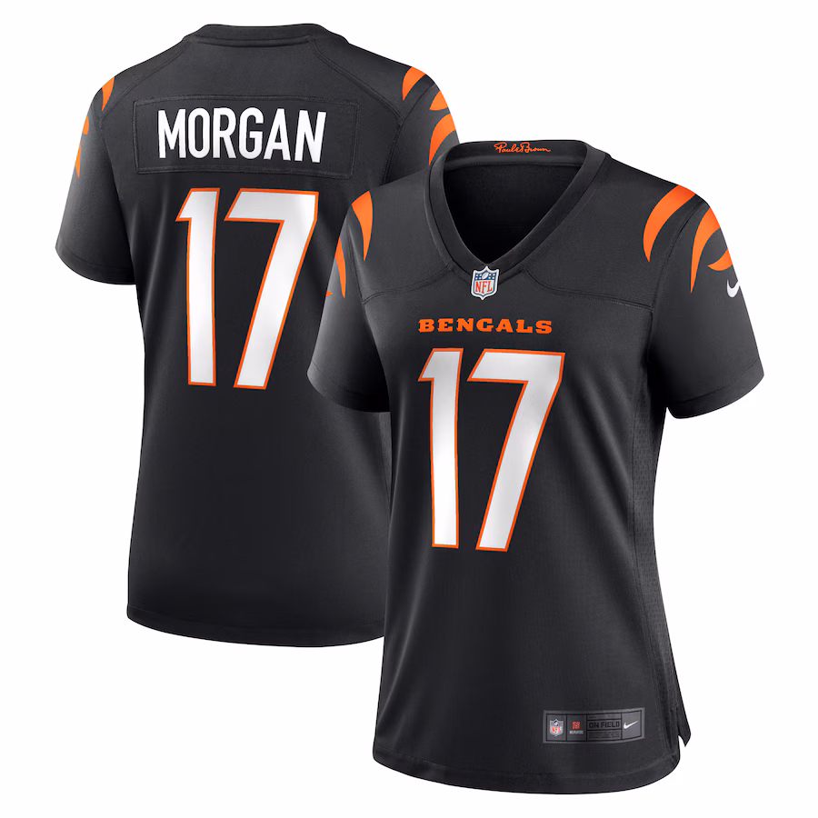 Women's Cincinnati Bengals Stanley Morgan Nike Black Player Game Jersey - Puhuasuan