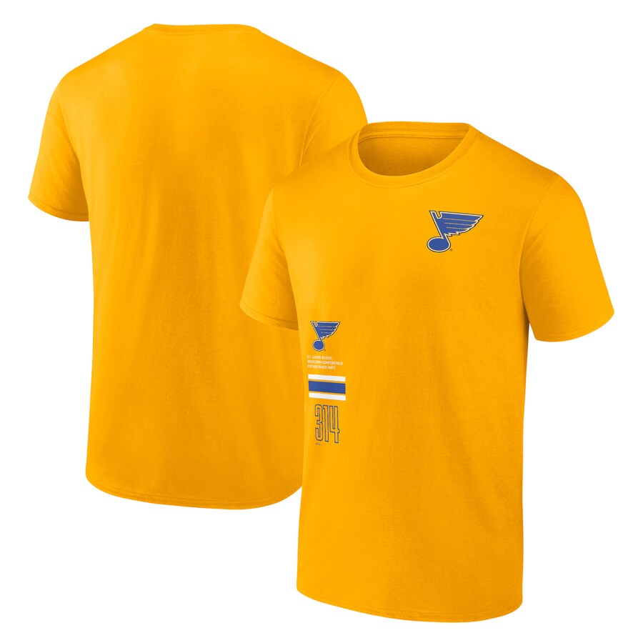 Men's St. Louis Blues Fanatics Gold Represent T-Shirt - Puhuasuan