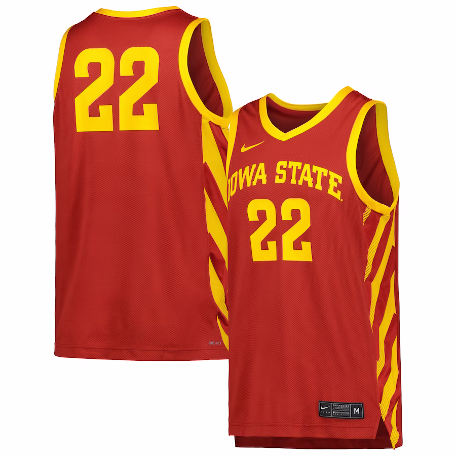 Iowa State Cyclones Nike Replica Basketball Jersey - Cardinal - Puhuasuan