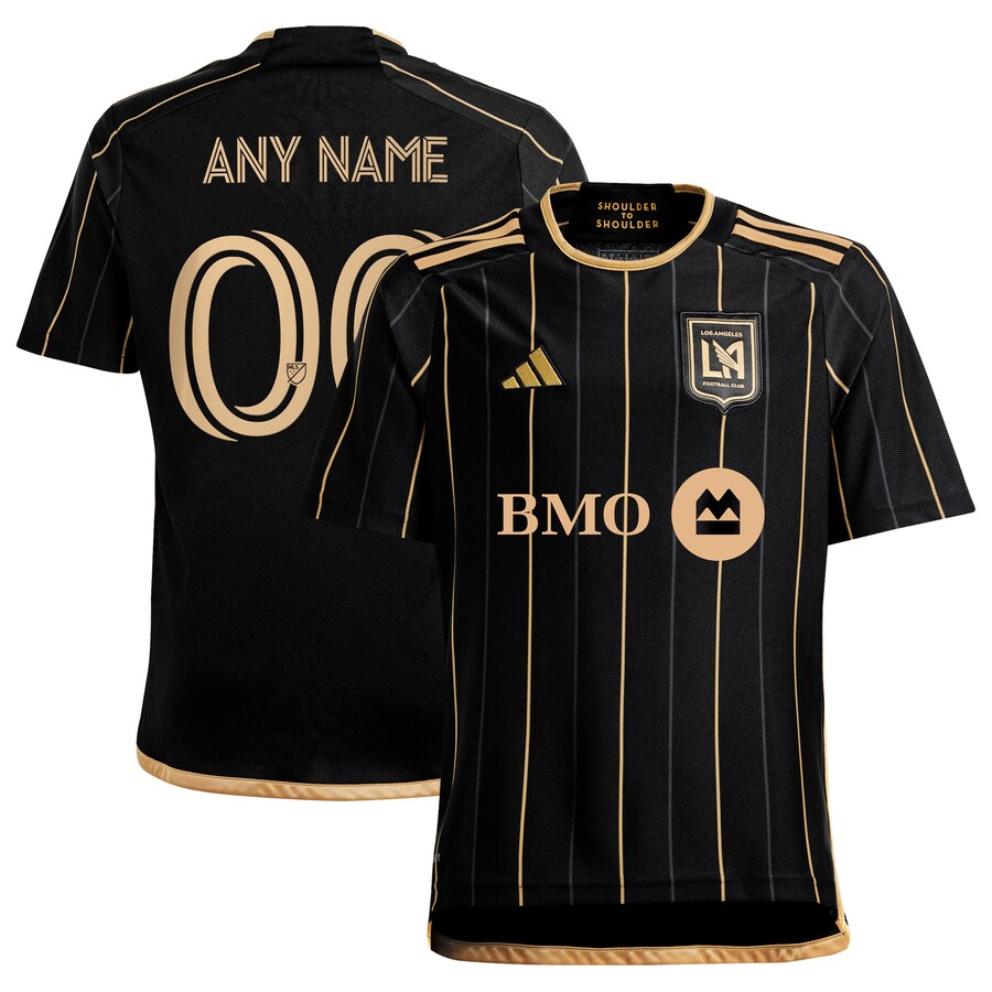 Youth LAFC  adidas Black 2024 Primary Replica Custom Jersey - Puhuasuan