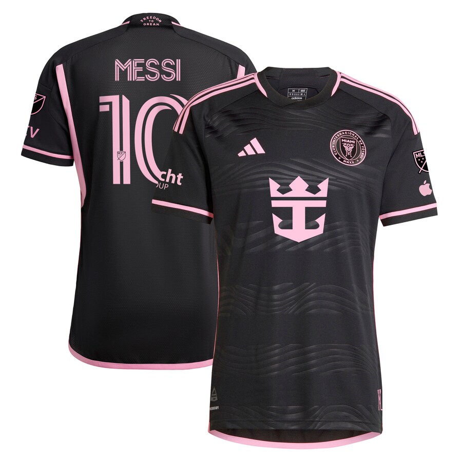 Men's Inter Miami CF Lionel Messi adidas Black 2024 La Noche Authentic Player Jersey - Puhuasuan