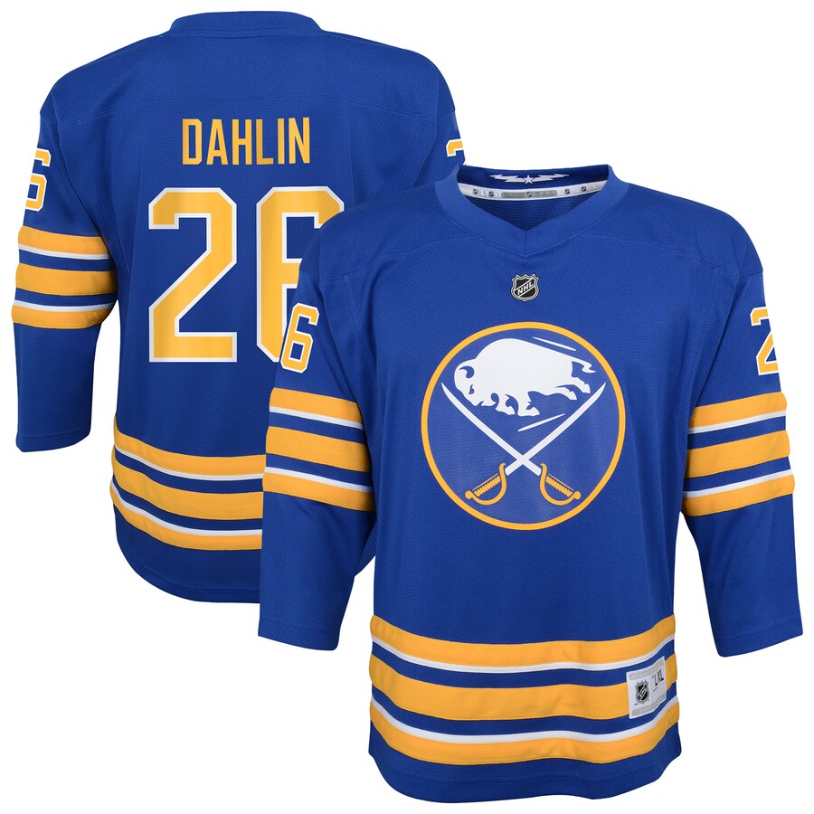 Youth Buffalo Sabres Rasmus Dahlin Navy Home Replica Player Jersey - Puhuasuan