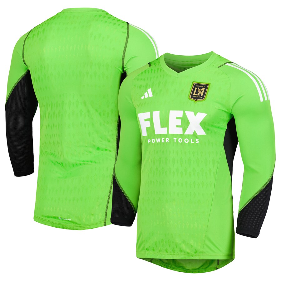 Men's LAFC adidas Green 2023 Goalkeeper Long Sleeve Replica Jersey - Puhuasuan