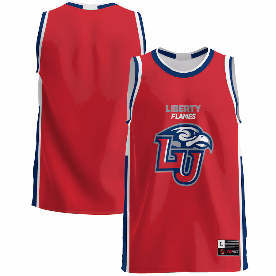 Men's GameDay Greats  Navy Liberty Flames  Lightweight Basketball Jersey - Puhuasuan