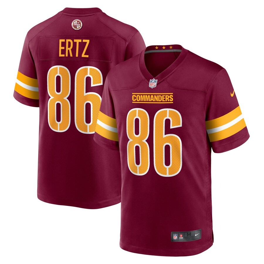 Men's Washington Commanders Zach Ertz Nike  Burgundy Game Jersey - Puhuasuan