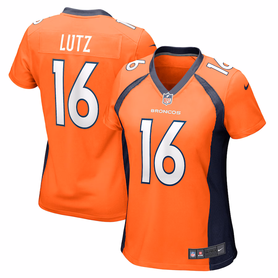 Women's Denver Broncos Wil Lutz Nike  Orange  Game Jersey - Puhuasuan