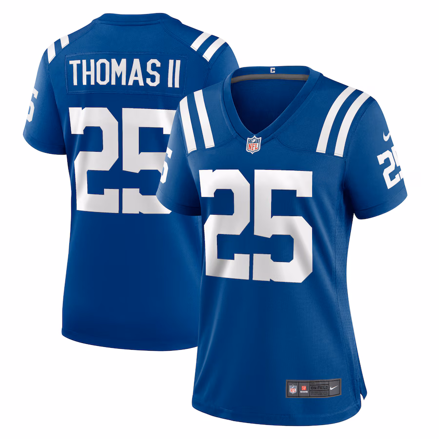 Women's Indianapolis Colts Rodney Thomas II Nike Royal Game Player Jersey - Puhuasuan