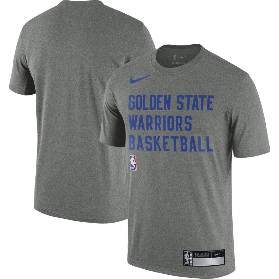 Men's Golden State Warriors Nike Heather Gray 2023/24 Sideline Legend Performance Practice T-Shirt - Puhuasuan
