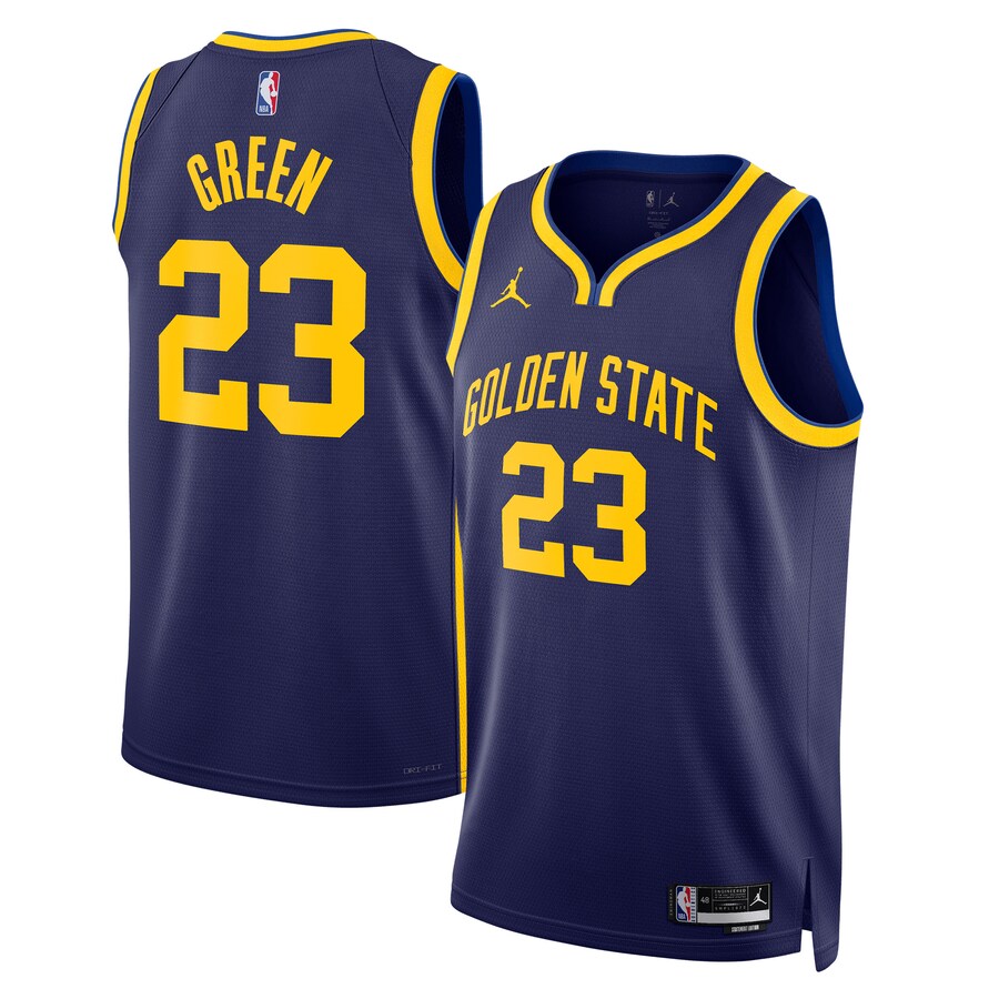 Unisex Golden State Warriors Draymond Green Jordan Brand Navy Swingman Jersey - Statement Edition - Puhuasuan