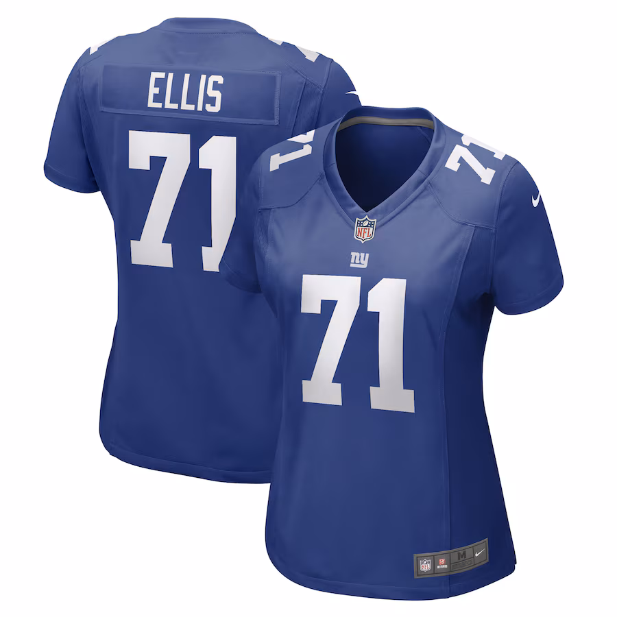 Women's New York Giants Justin Ellis Nike Royal Game Player Jersey - Puhuasuan
