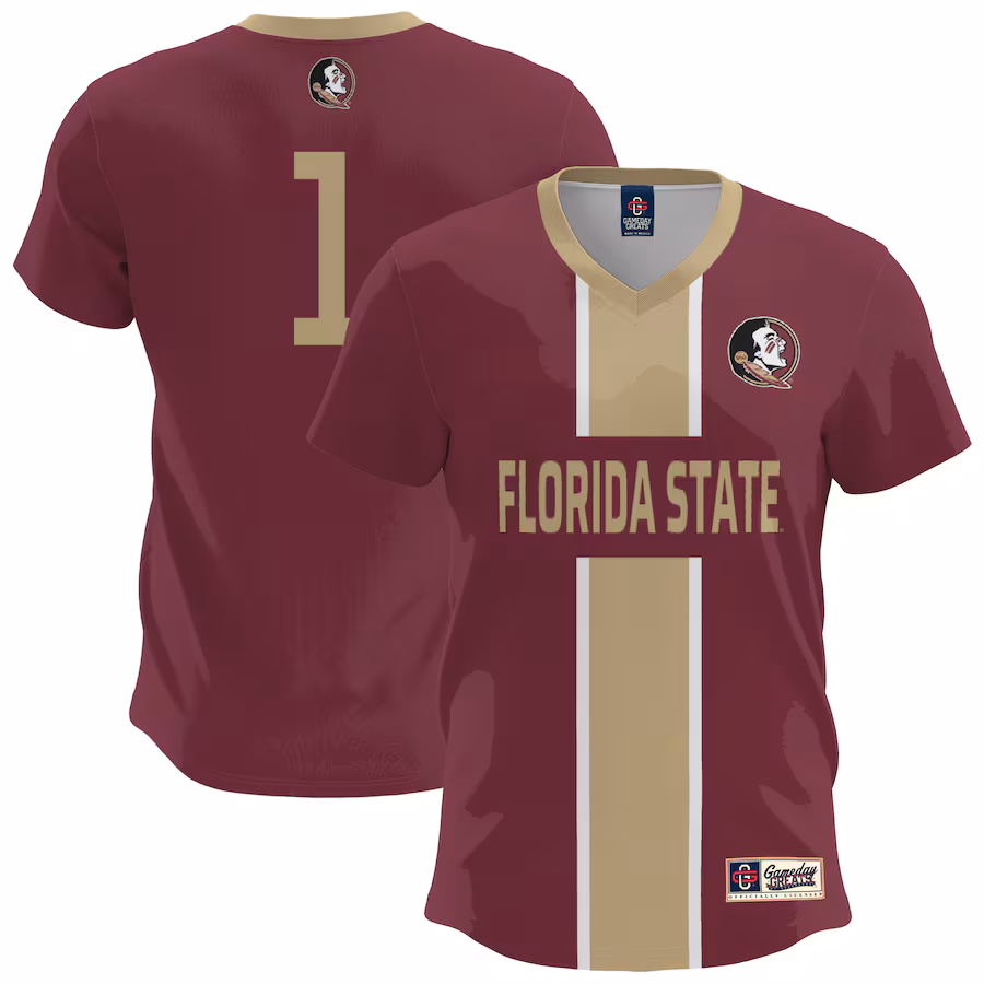 Youth GameDay Greats  Garnet Florida State Seminoles Lightweight Soccer Fashion Jersey - Puhuasuan