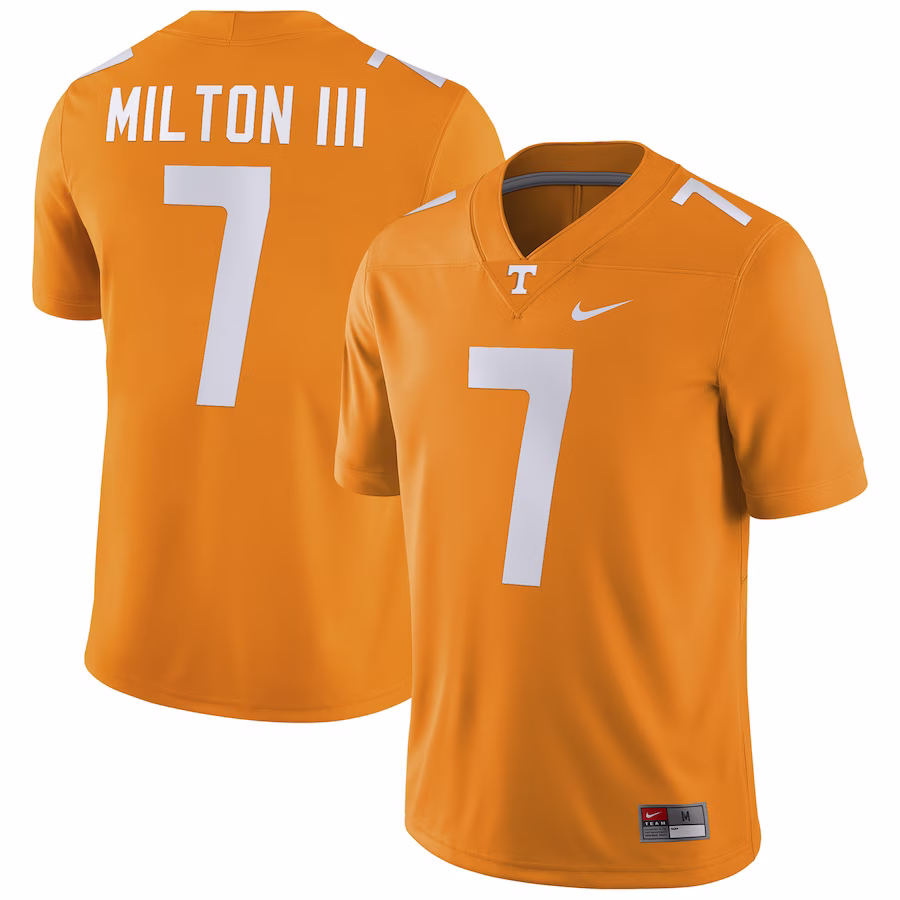 Joe Milton III Tennessee Volunteers Nike Player Game Jersey - Tennessee Orange - Puhuasuan