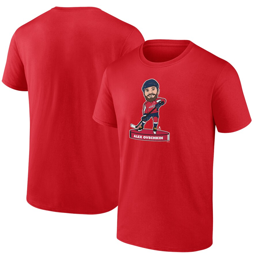 Men's Washington Capitals Alexander Ovechkin Fanatics Red Player Bobblehead T-Shirt - Puhuasuan