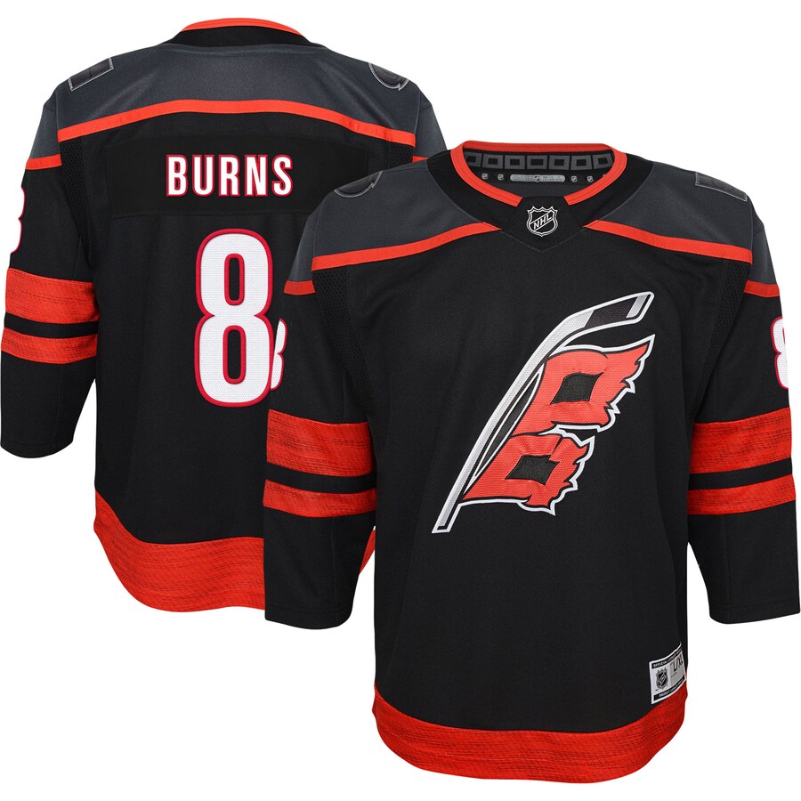 Youth Carolina Hurricanes Brent Burns Black 2022/23 Home Premier Player Jersey - Puhuasuan