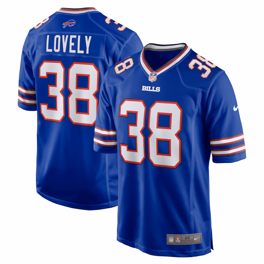 Men's Buffalo Bills Keni-H Lovely Nike  Royal Game Jersey - Puhuasuan