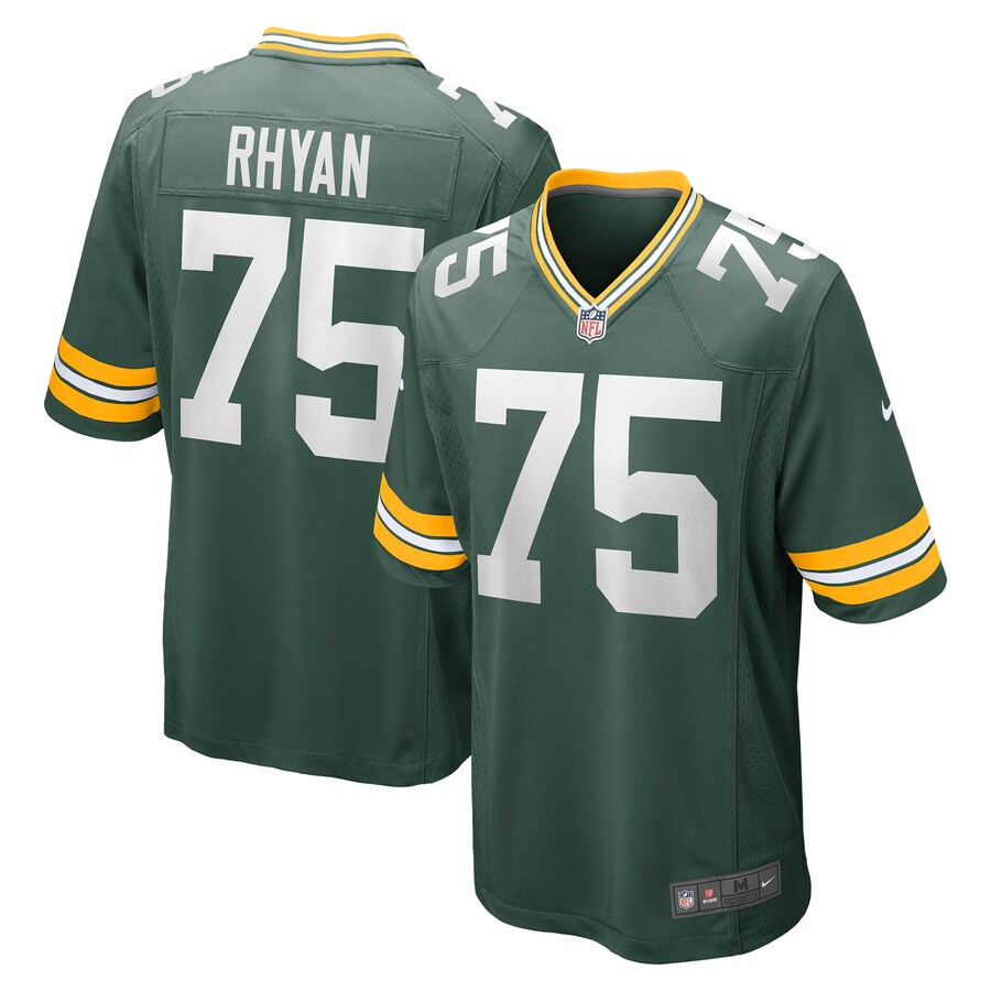 Men's Green Bay Packers Sean Rhyan Nike Green Game Player Jersey - Puhuasuan
