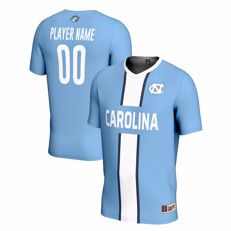 North Carolina Tar Heels GameDay Greats Unisex Pick-A-Player NIL Men's Soccer Jersey - Carolina Blue - Puhuasuan