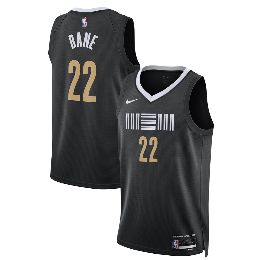 Unisex Memphis Grizzlies Desmond Bane Nike Black 2023/24 Swingman Jersey - City Edition - Puhuasuan