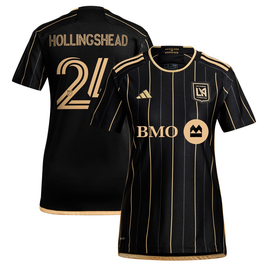 Women's LAFC Ryan Hollingshead adidas Black 2024 Primary Replica Player Jersey - Puhuasuan