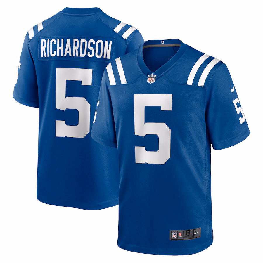 Men's Indianapolis Colts Anthony Richardson Nike Royal Game Jersey - Puhuasuan