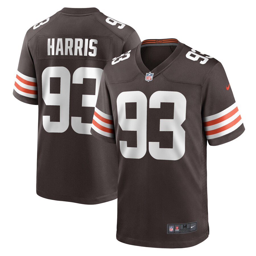 Men's Cleveland Browns Shelby Harris Nike  Brown Team Game Jersey - Puhuasuan