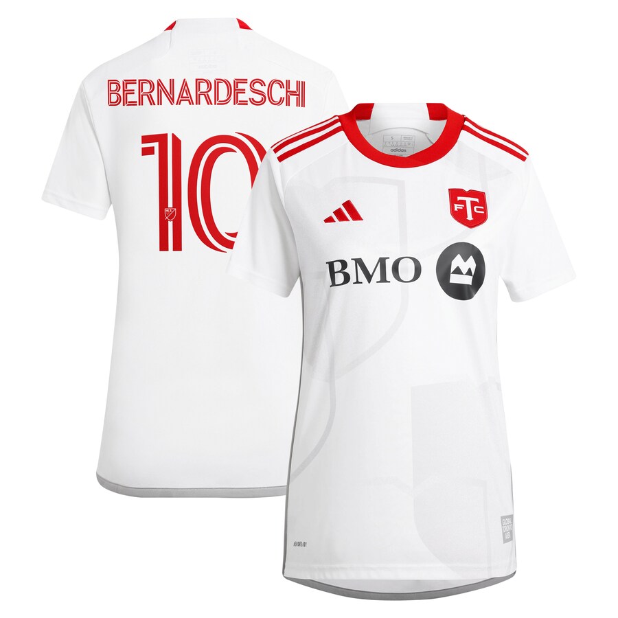 Women's Toronto FC Federico Bernardeschi adidas White 2024 GTA Kit Replica Player Jersey - Puhuasuan