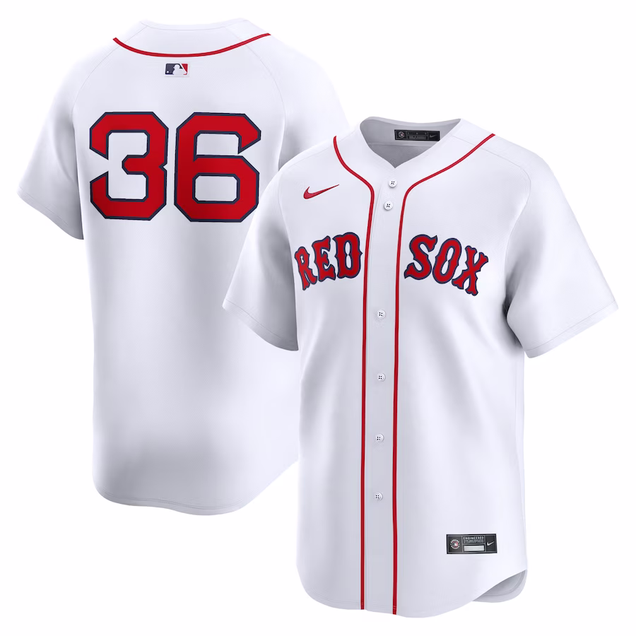 Men's Boston Red Sox Triston Casas Nike White Home Limited Player Jersey - Puhuasuan