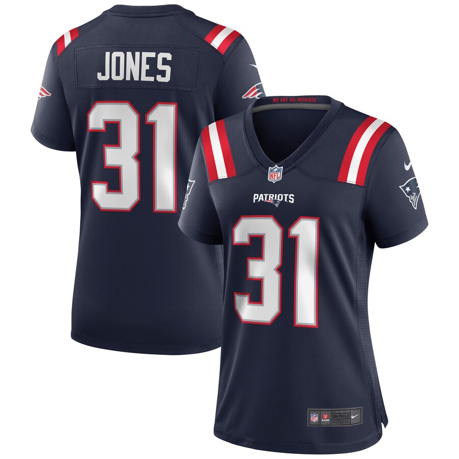 Women's New England Patriots Jonathan Jones Nike Navy Game Jersey - Puhuasuan
