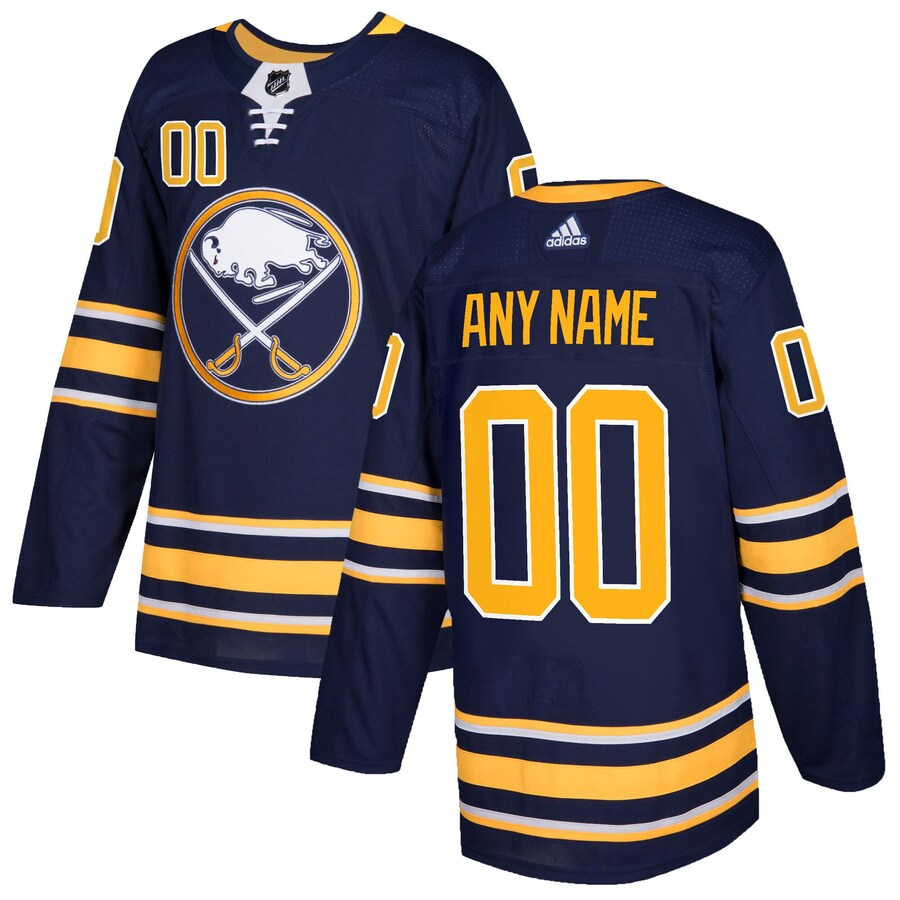 Men's Buffalo Sabres adidas Navy Authentic Custom Jersey - Puhuasuan