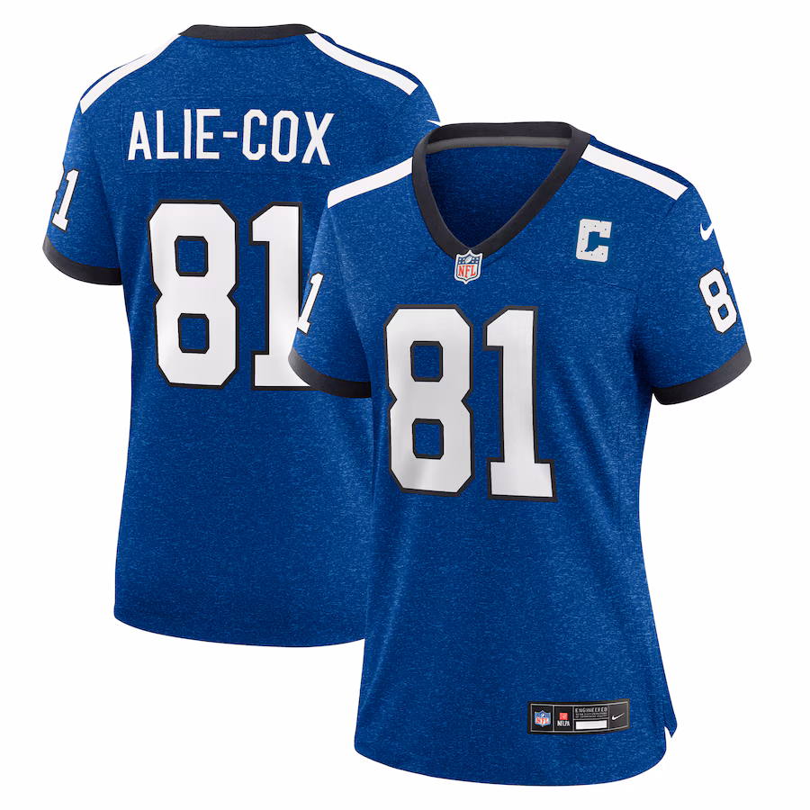 Women's Indianapolis Colts Mo Alie Cox Nike Royal Indiana Nights Alternate Game Jersey - Puhuasuan