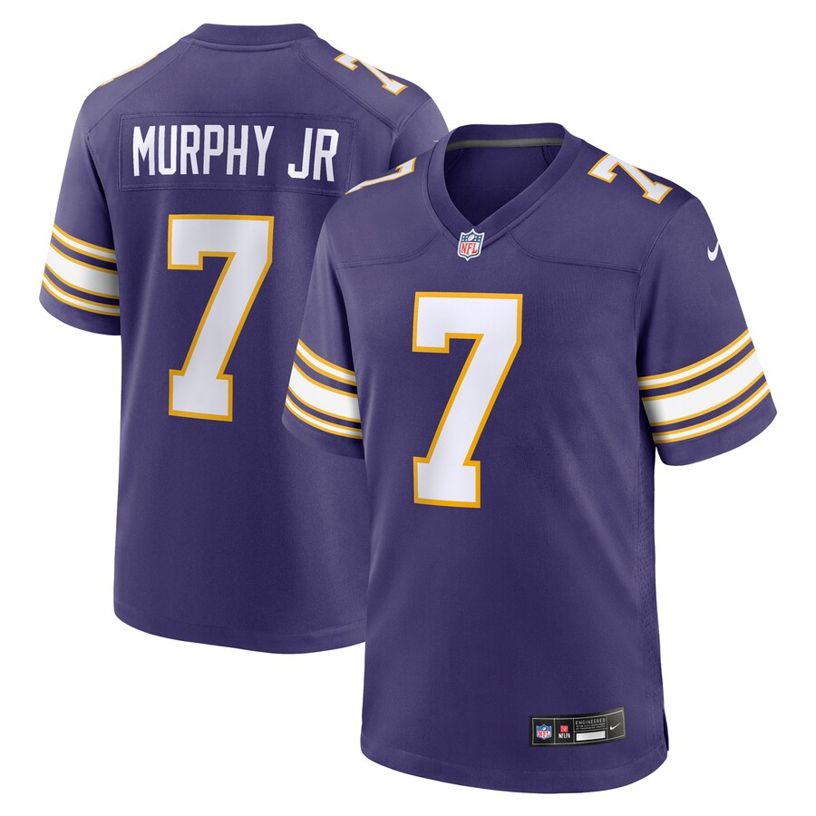 Men's Minnesota Vikings Byron Murphy Jr. Nike Purple Classic Player Game Jersey - Puhuasuan