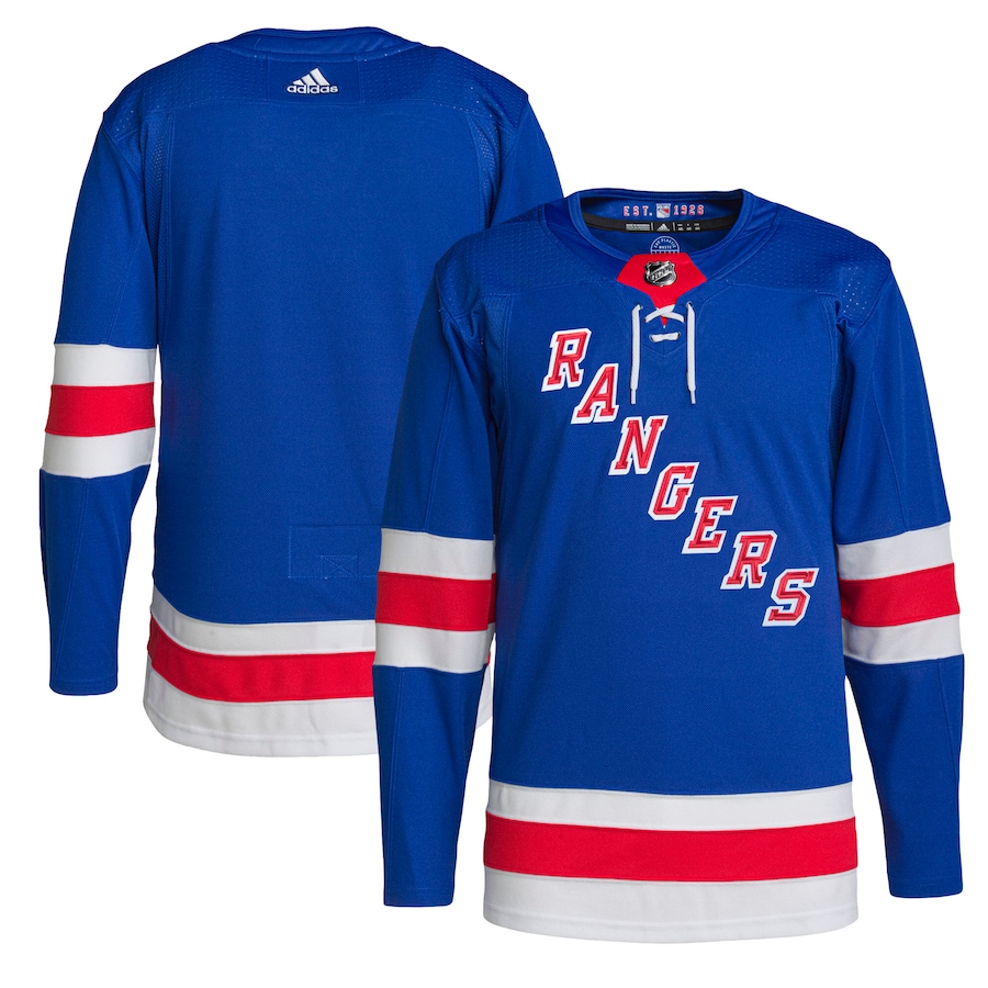 Men's New York Rangers adidas Royal Home Primegreen Authentic Jersey - Puhuasuan