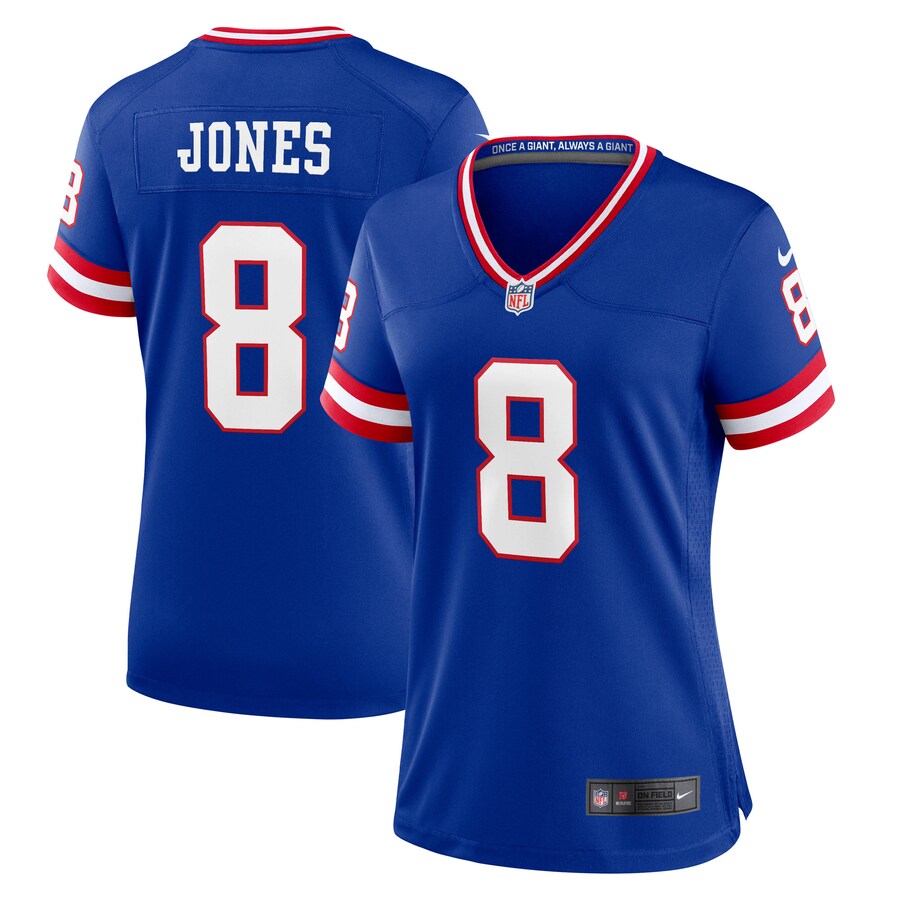Women's New York Giants Daniel Jones Nike Royal Player Jersey - Puhuasuan