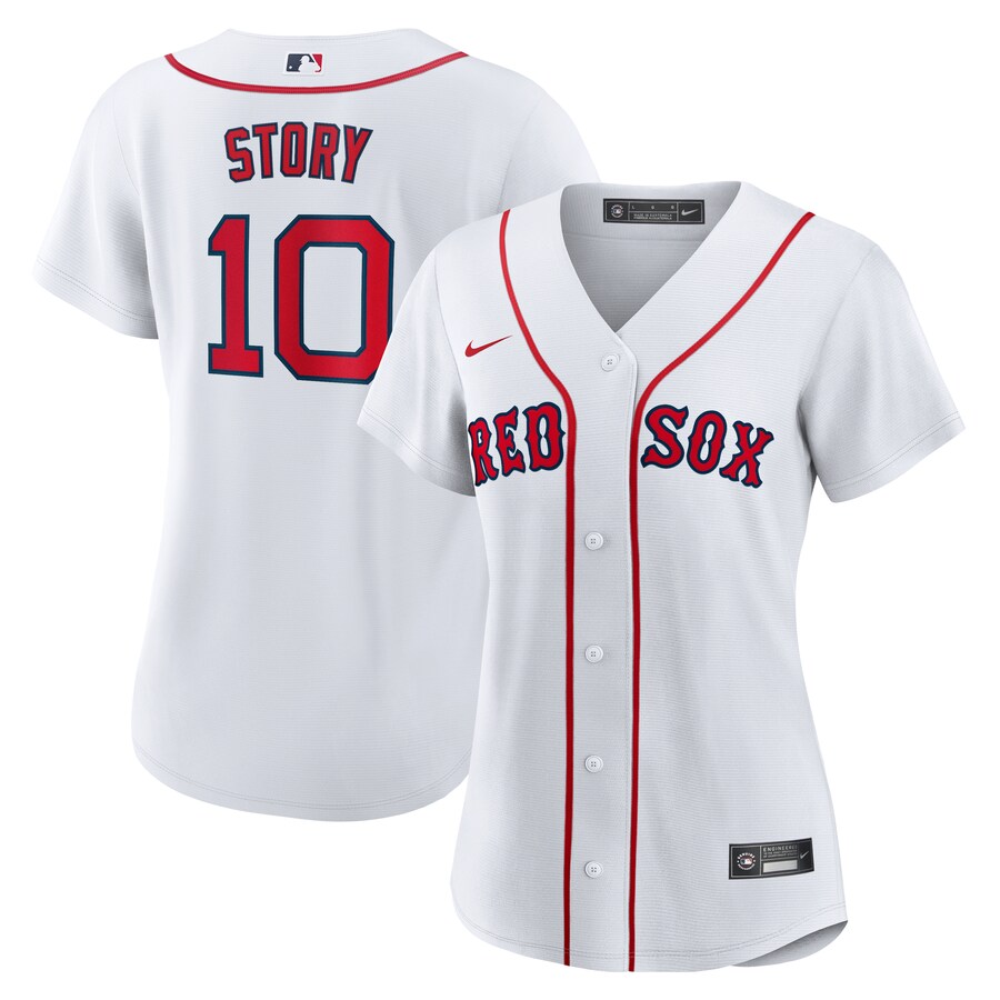 Women's Boston Red Sox Trevor Story Nike White Home Replica Jersey - Puhuasuan