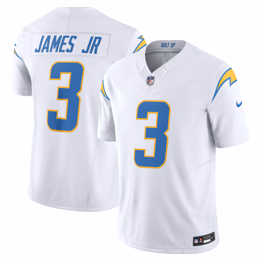 Men's Los Angeles Chargers Derwin James Jr. Nike White Vapor F.U.S.E. Limited Jersey - Puhuasuan