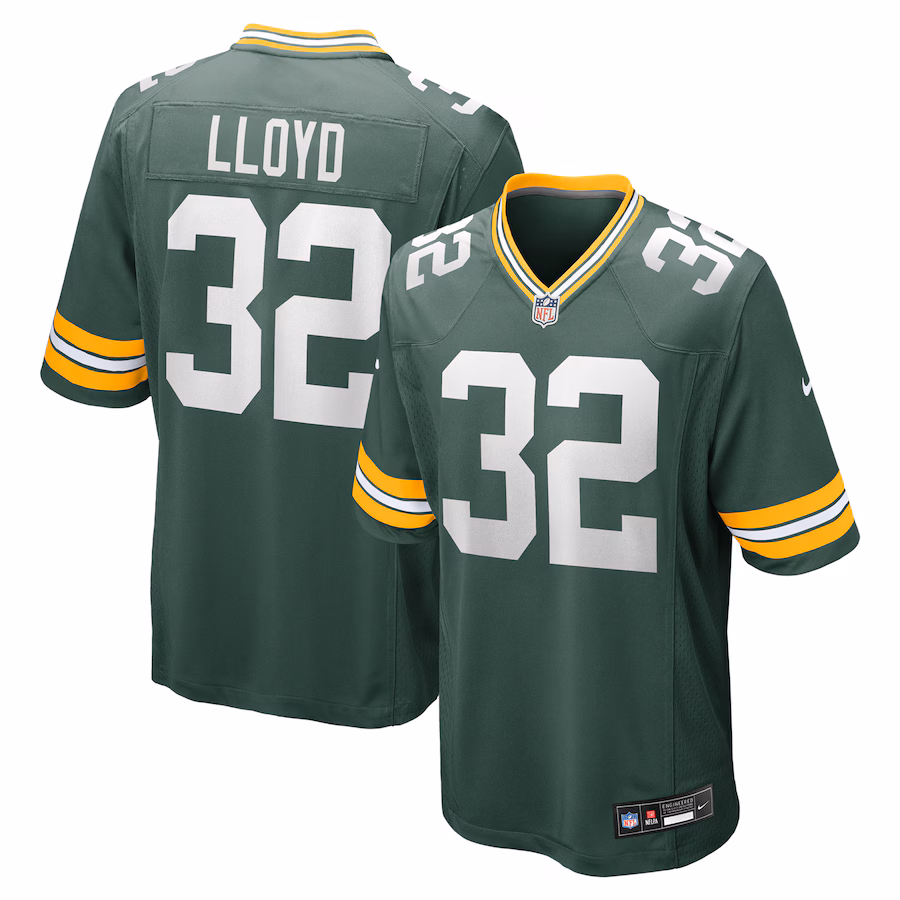 Men's Green Bay Packers MarShawn Lloyd Nike Green Game Jersey - Puhuasuan