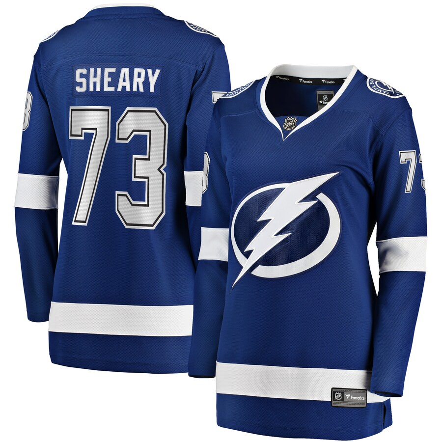 Women's Tampa Bay Lightning Conor Sheary Fanatics Branded Blue Home Breakaway Player Jersey - Puhuasuan