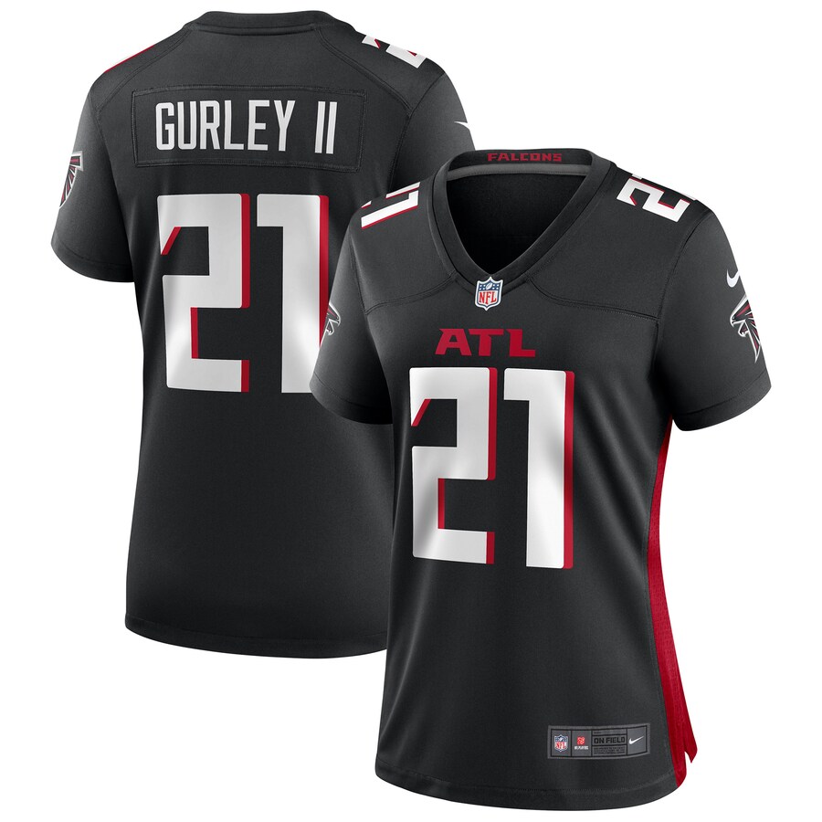 Women's Atlanta Falcons Todd Gurley II Nike Black Game Jersey - Puhuasuan