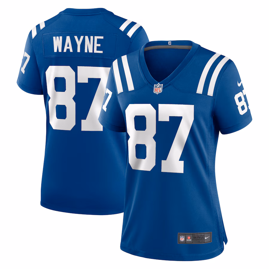 Women's Indianapolis Colts Reggie Wayne Nike Royal Retired Player Game Jersey - Puhuasuan