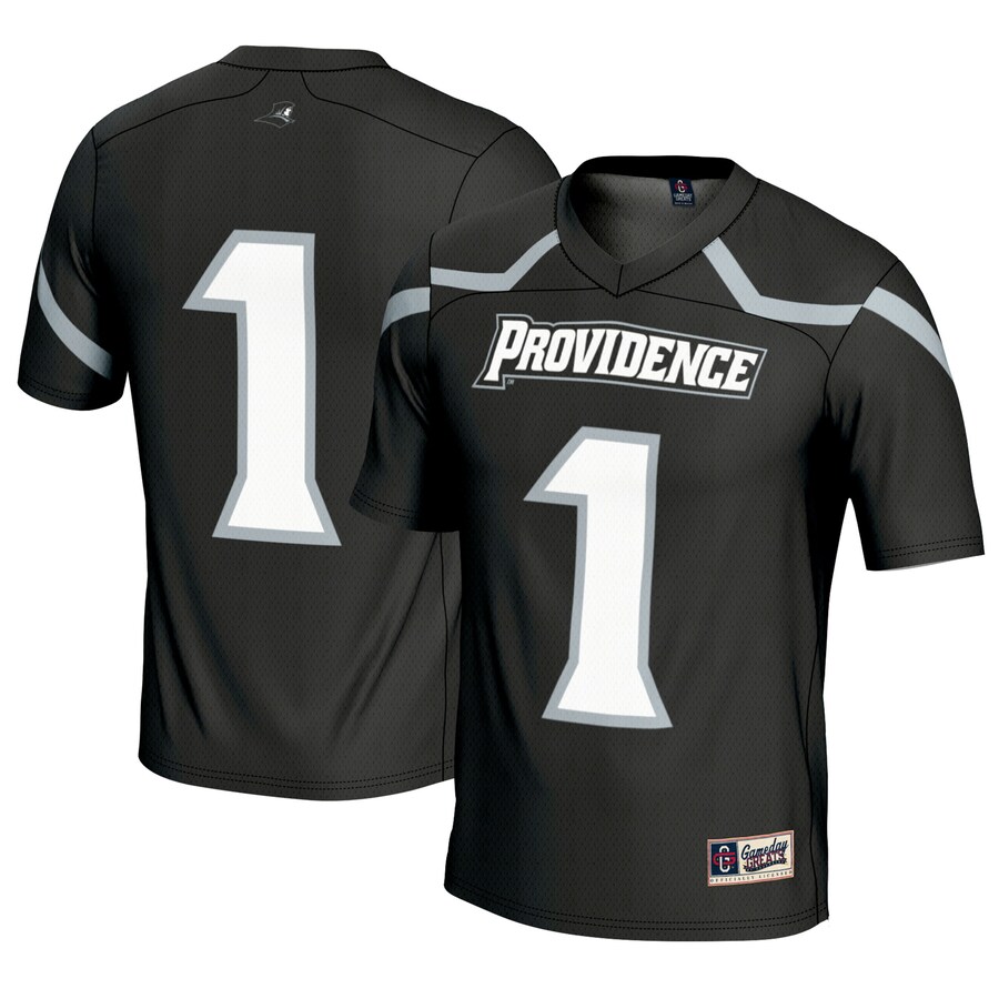 #1 Providence Friars GameDay Greats Lightweight Lacrosse Jersey - Black - Puhuasuan