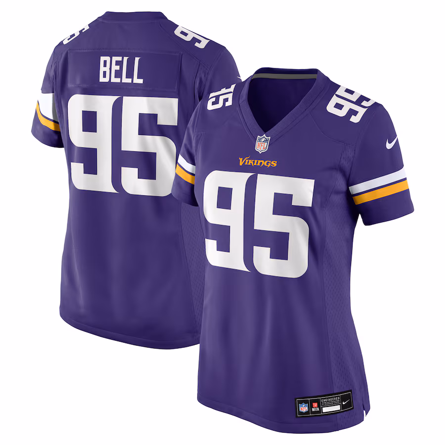 Women's Minnesota Vikings Travis Bell Nike Purple Game Jersey - Puhuasuan