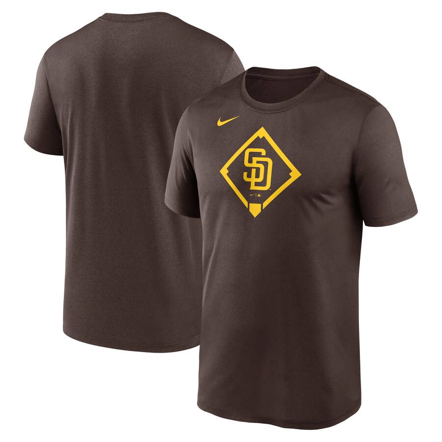 Men's San Diego Padres Nike Brown Icon Legend Performance T-Shirt - Puhuasuan