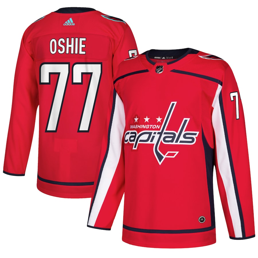Men's Washington Capitals TJ Oshie adidas Red Authentic Player Jersey - Puhuasuan