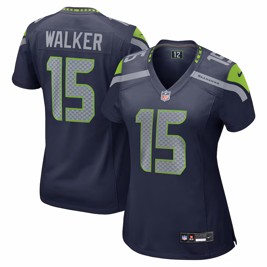 Women's Seattle Seahawks P.J. Walker Nike  College Navy Game Jersey - Puhuasuan