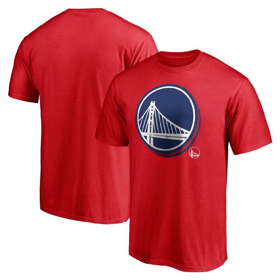 Men's Golden State Warriors Red Red White & Team T-Shirt - Puhuasuan